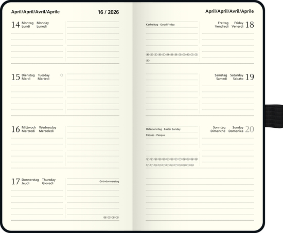 Taschenkalender "Kompagnon" Modell 756 66