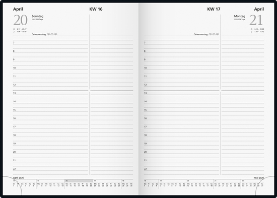 Buchkalender Modell 793