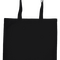 Bio-Bauwolltasche mit langen Henkeln und Bodenfalte, 300 gr/m²
