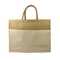 Juten Shopper mit Baumwollfach, 300 gr/m²