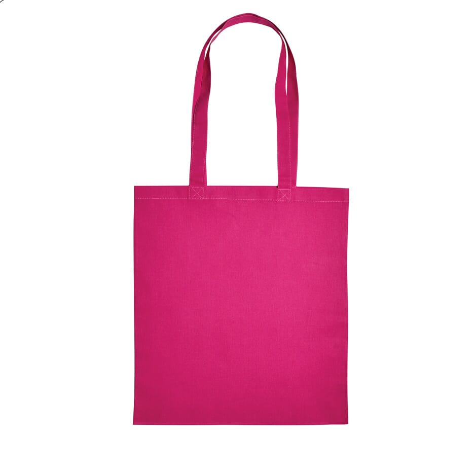 Baumwolltasche mit langen Henkeln, 140 gr/m²