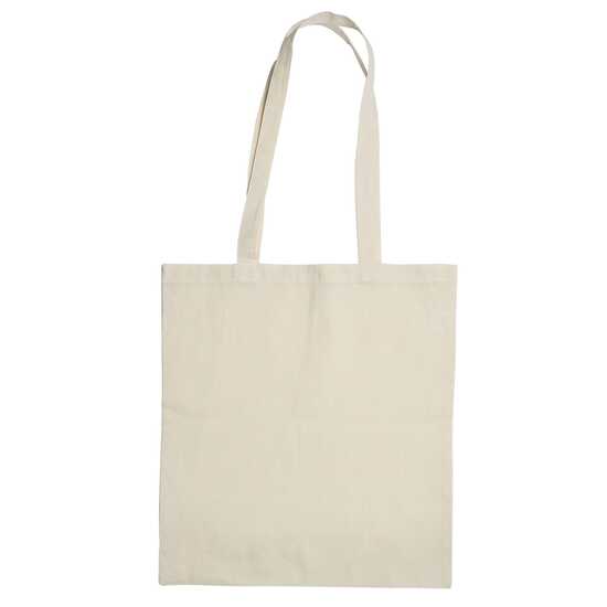 Baumwolltasche mit langen Henkeln, 140 gr/m²