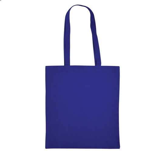 Baumwolltasche mit langen Henkeln, 140 gr/m²