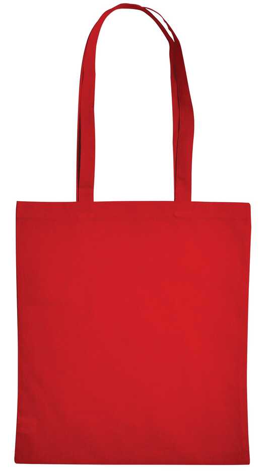 Baumwolltasche mit langen Henkeln, 140 gr/m²