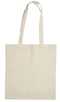Bio-Baumwolltasche mit langen Henkeln, 135 gr/m²