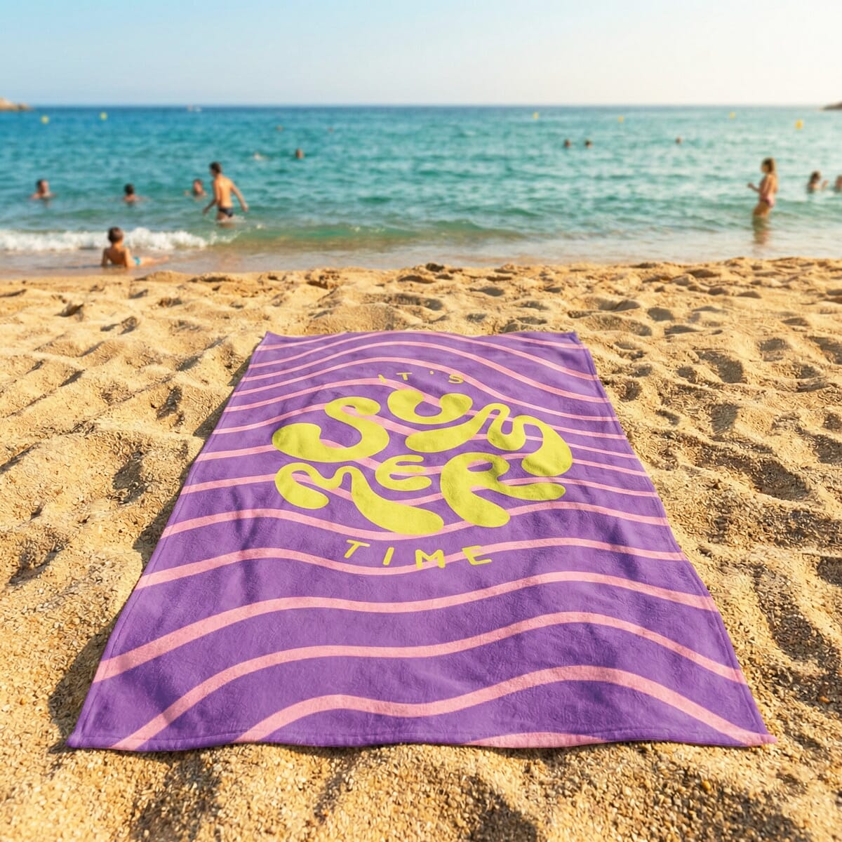 Sophie Muval Sublimation Strandtuch 180x100 cm, 350 gr/m²