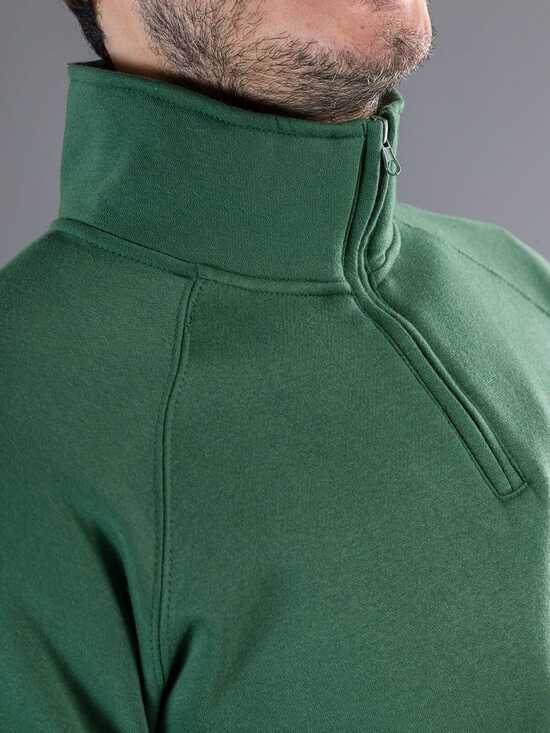 BS Sirio Pullover mit halbem Reißverschluss, 280 gr/m²