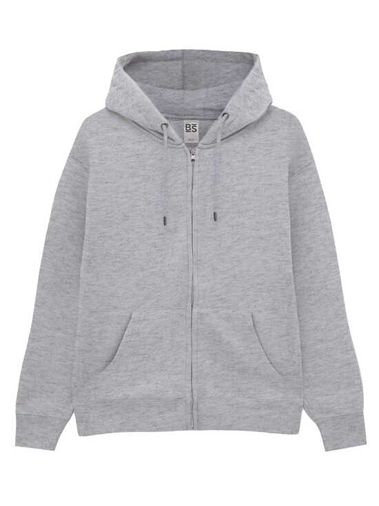 BS Vega Hoodie mit durchgehendem Reißverschluss, 280 gr/m²