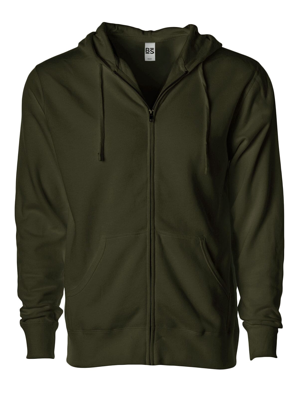 BS Vega Hoodie mit durchgehendem Reißverschluss, 280 gr/m²