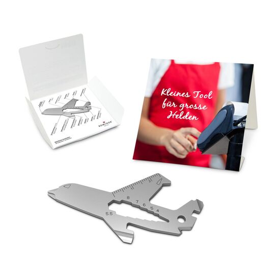 Key Tool im „Große Helden (Einzelhandel)”-Mäppchen inkl. Funktionsbeschreibung. „An die Werkzeuge, fertig, los“!