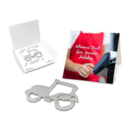 Key Tool im „Große Helden (Einzelhandel)”-Mäppchen inkl. Funktionsbeschreibung. „An die Werkzeuge, fertig, los“!
