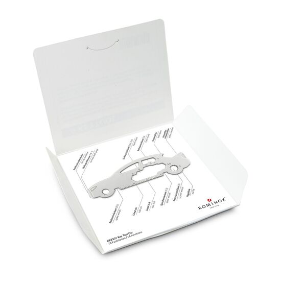 Key Tool in einem „Frohe Weihnachten”-Mäppchen inkl. Funktionsbeschreibung. „An die Werkzeuge, fertig, los“!