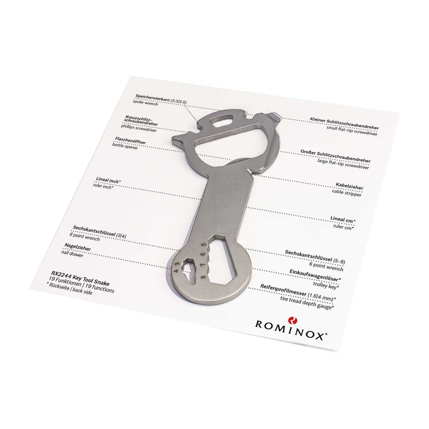 Key Tool in einem „Frohe Ostern Hase”-Mäppchen inkl. Funktionsbeschreibung. „An die Werkzeuge, fertig, los“!