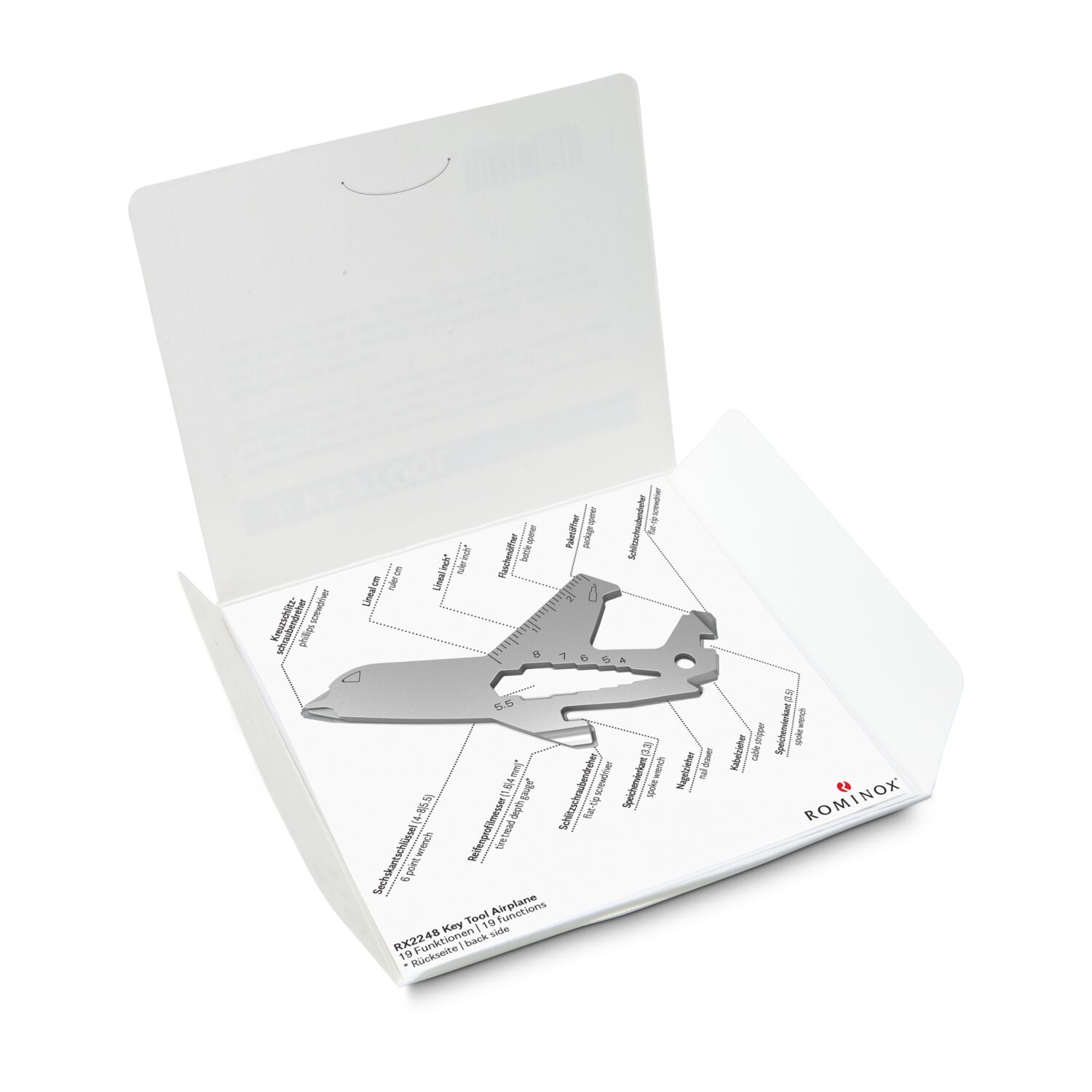 Key Tool in einem „Frohe Ostern Hase”-Mäppchen inkl. Funktionsbeschreibung. „An die Werkzeuge, fertig, los“!