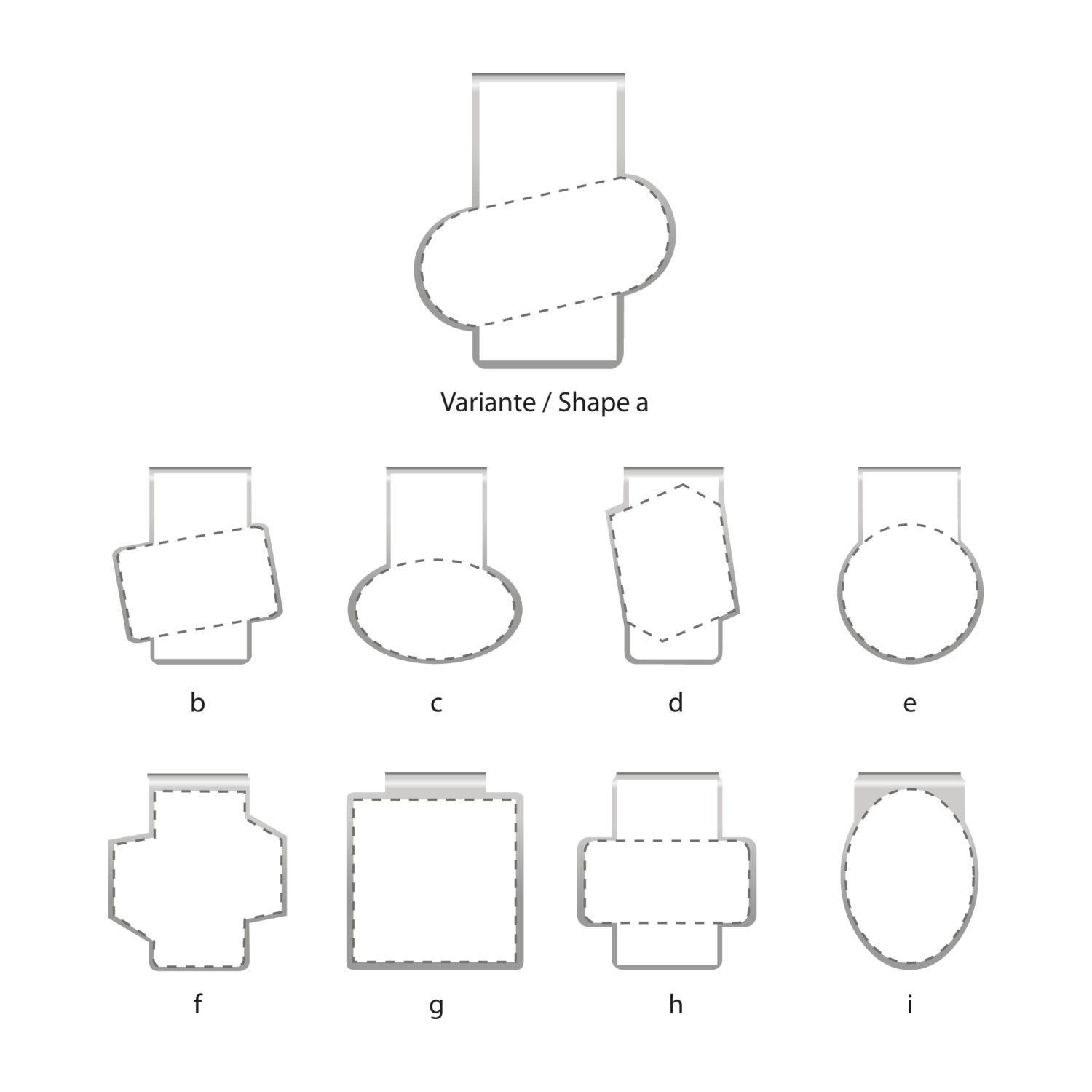 Mehrweg-Büroklammer Shape Clip, 9 Varianten, ideal für das Zusammenhalten von Dokumenten, bis zu 18 Seiten Klemmkraft