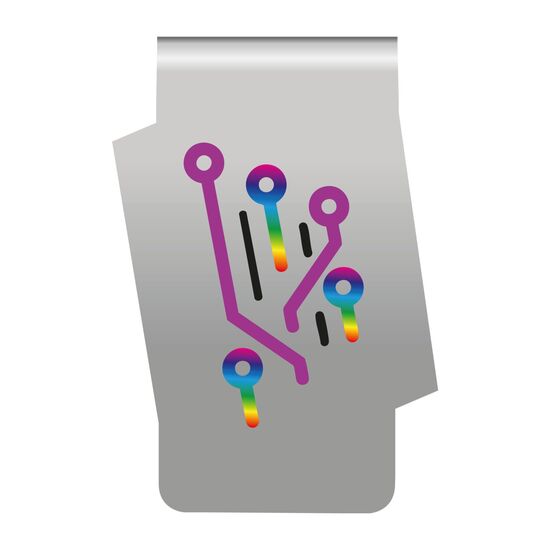 Mehrweg-Büroklammer Shape Clip, 9 Varianten, ideal für das Zusammenhalten von Dokumenten, bis zu 18 Seiten Klemmkraft