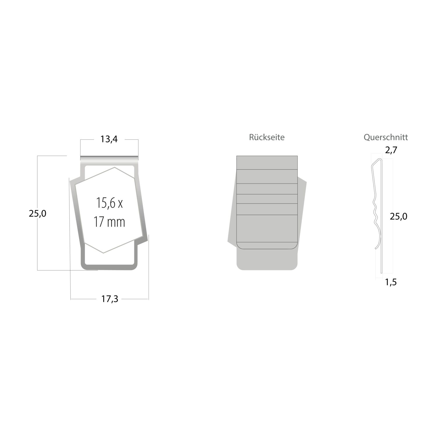 ROMINOX® Shape Clip - Variante D