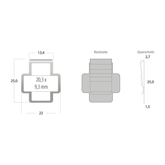 ROMINOX® Shape Clip - Variante H