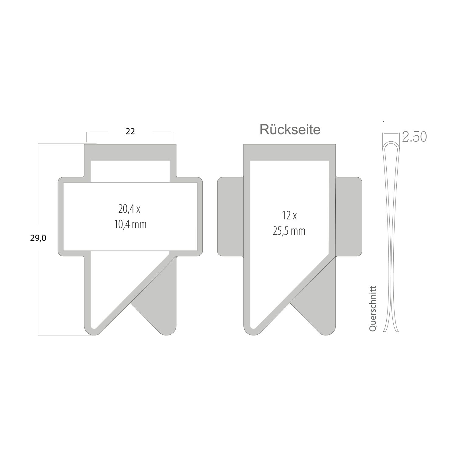 ROMINOX® X Clip - Variante C