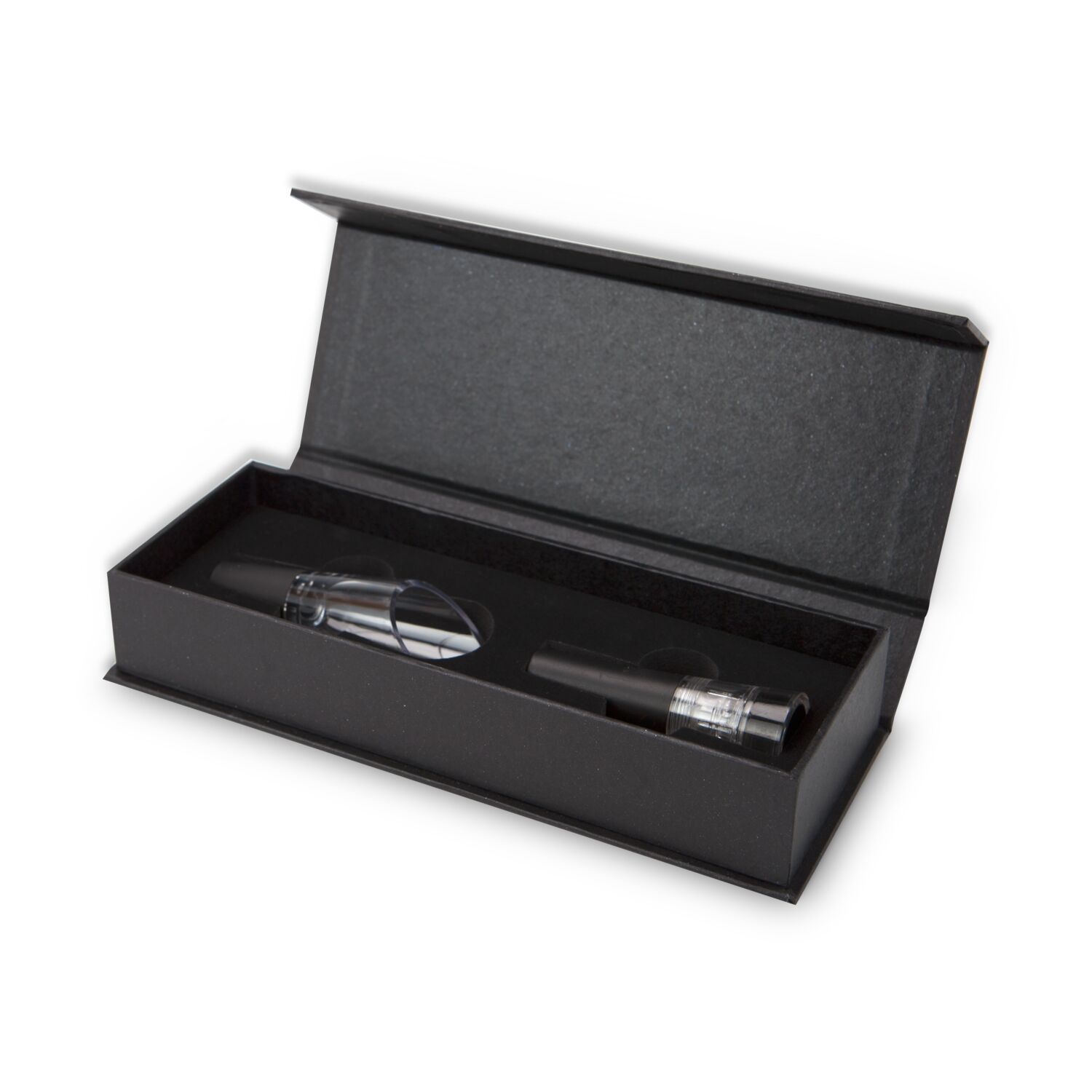 Pfiffiger Vakuum-Pump-Verschluss für längere Haltbarkeit, praktischer Dekantierausgießer für Belüftung beim Ausgießen, in Geschenkbox