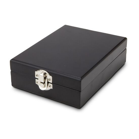 Klassische Grundausstattung für Weinliebhaber, schlichtes Sommeliermesser, exklusiver Flaschenverschluss, in hochwertiger Holzbox