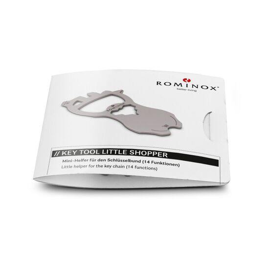 Multifunktionaler Schlüsselanhänger mit 14 Funktionen: Edelstahl Multitool inkl. Funktionsbeschreibung