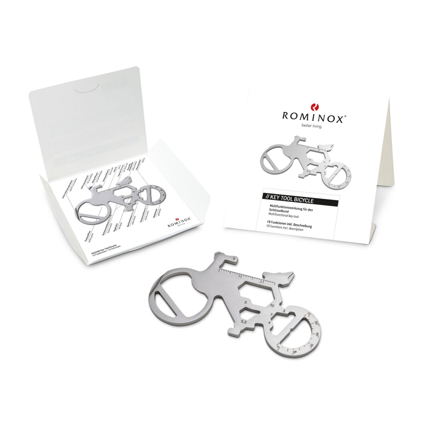 ROMINOX® Key Tool // Bicycle - 19 Funktionen