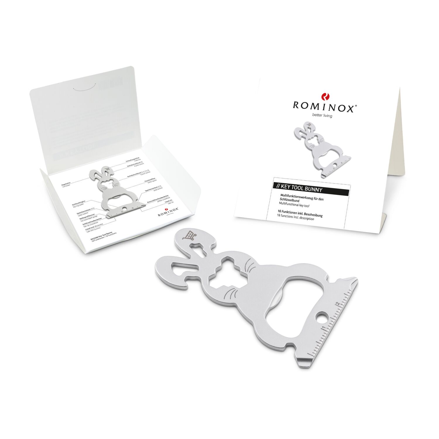 ROMINOX® Key Tool // Bunny - 16 Funktionen