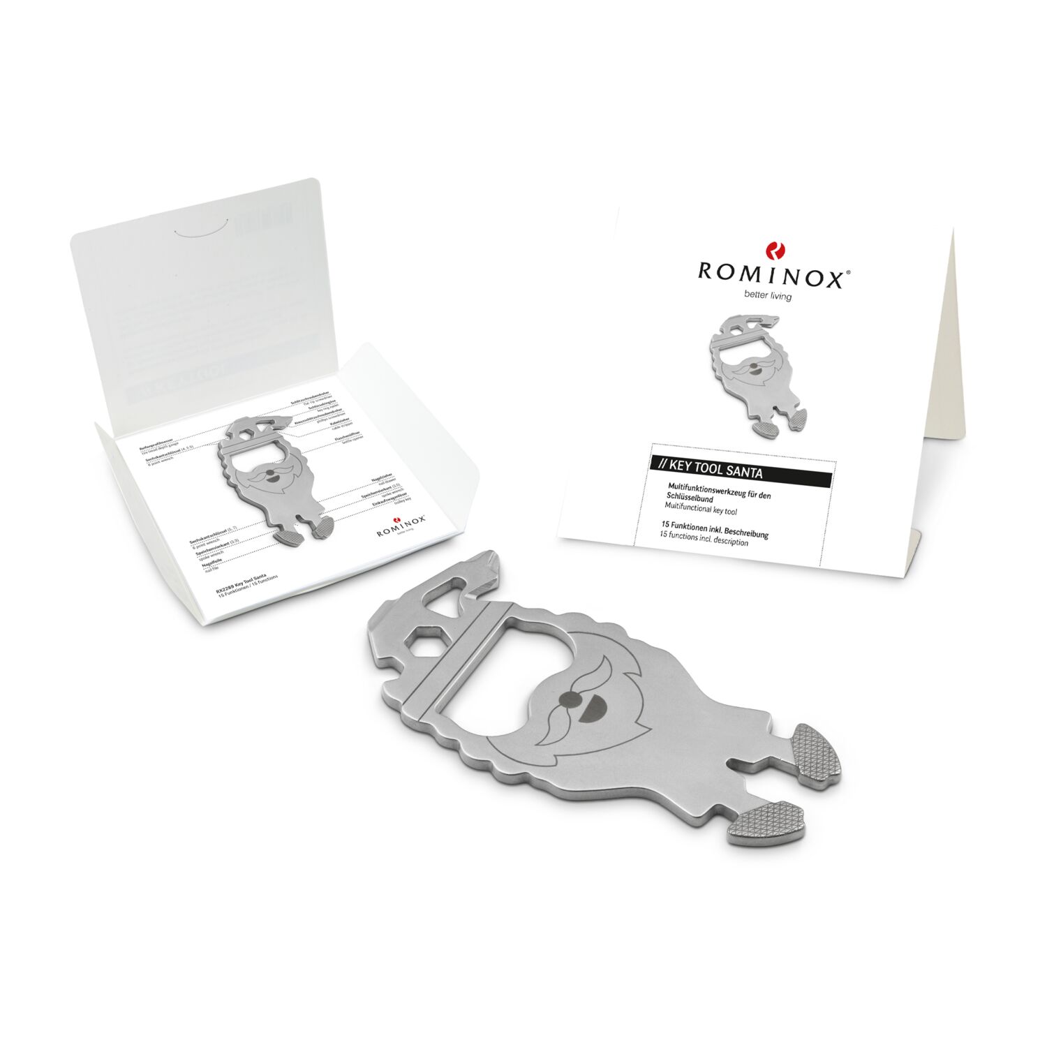 ROMINOX® Key Tool // Santa - 15 Funktionen