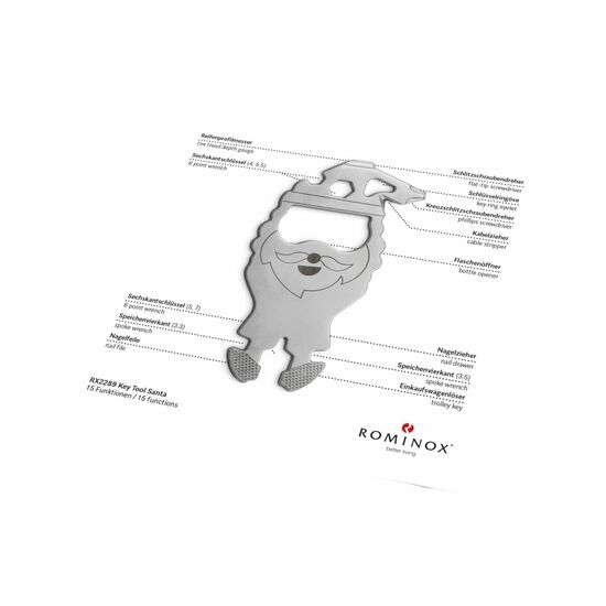 ROMINOX® Key Tool // Santa - 15 Funktionen