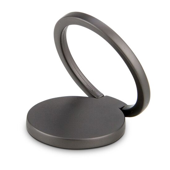 3in1 Handy Ring inkl. Verpackung: Fingerhalterung, Ständer für Smartphones, Aufsatz für magnetische Autohalterung (Metall)