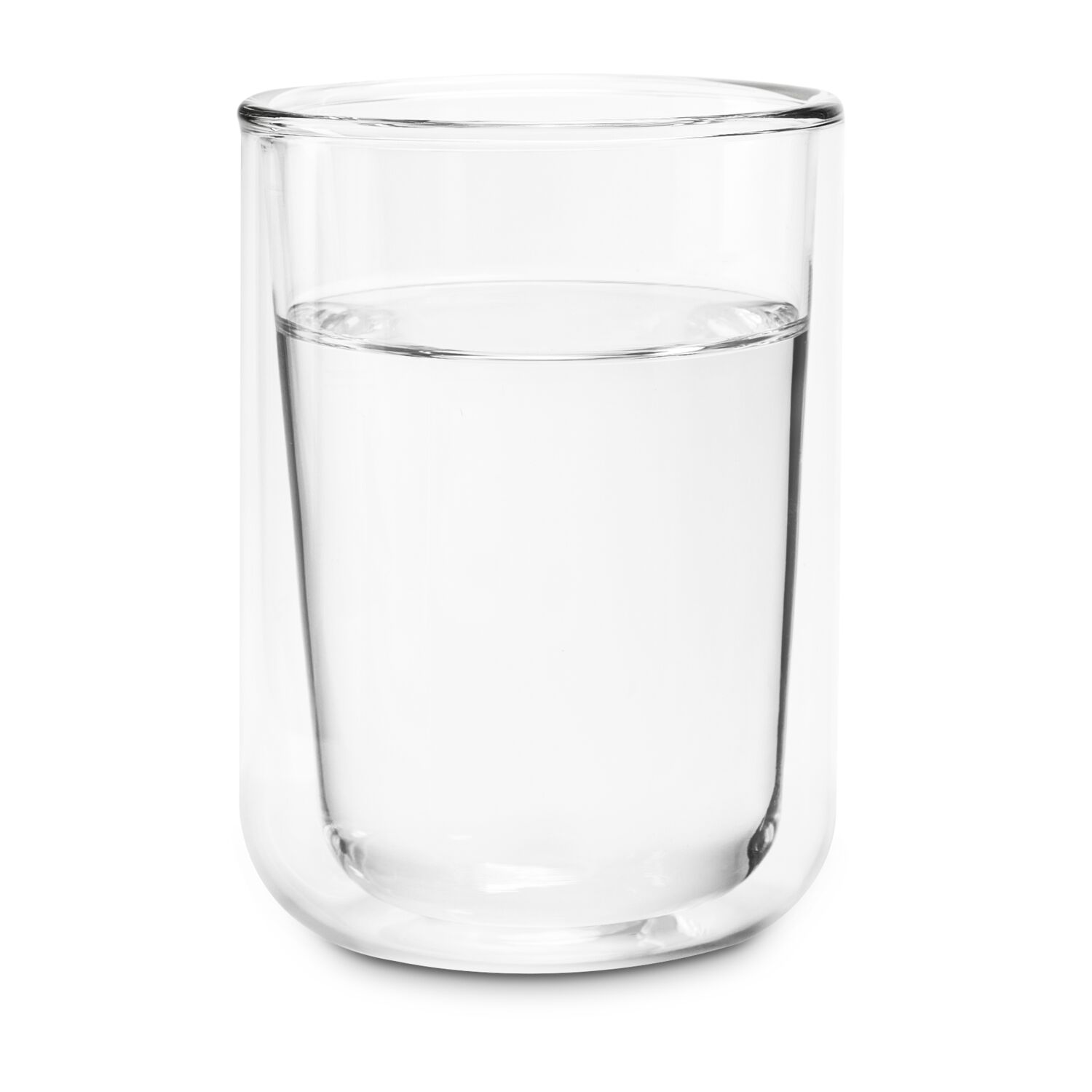 Set aus 2 doppelwandigen Thermogläsern, gute Isolierung, temperatur- und spülmaschinenbeständiges Glas, je 250 ml (Borosilikatglas)