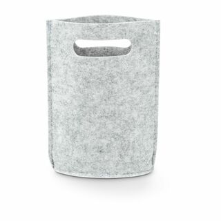 Hochwertige Filztasche, handliche Form mit ovalem Boden, ideal geeignet für kleine Überraschungen