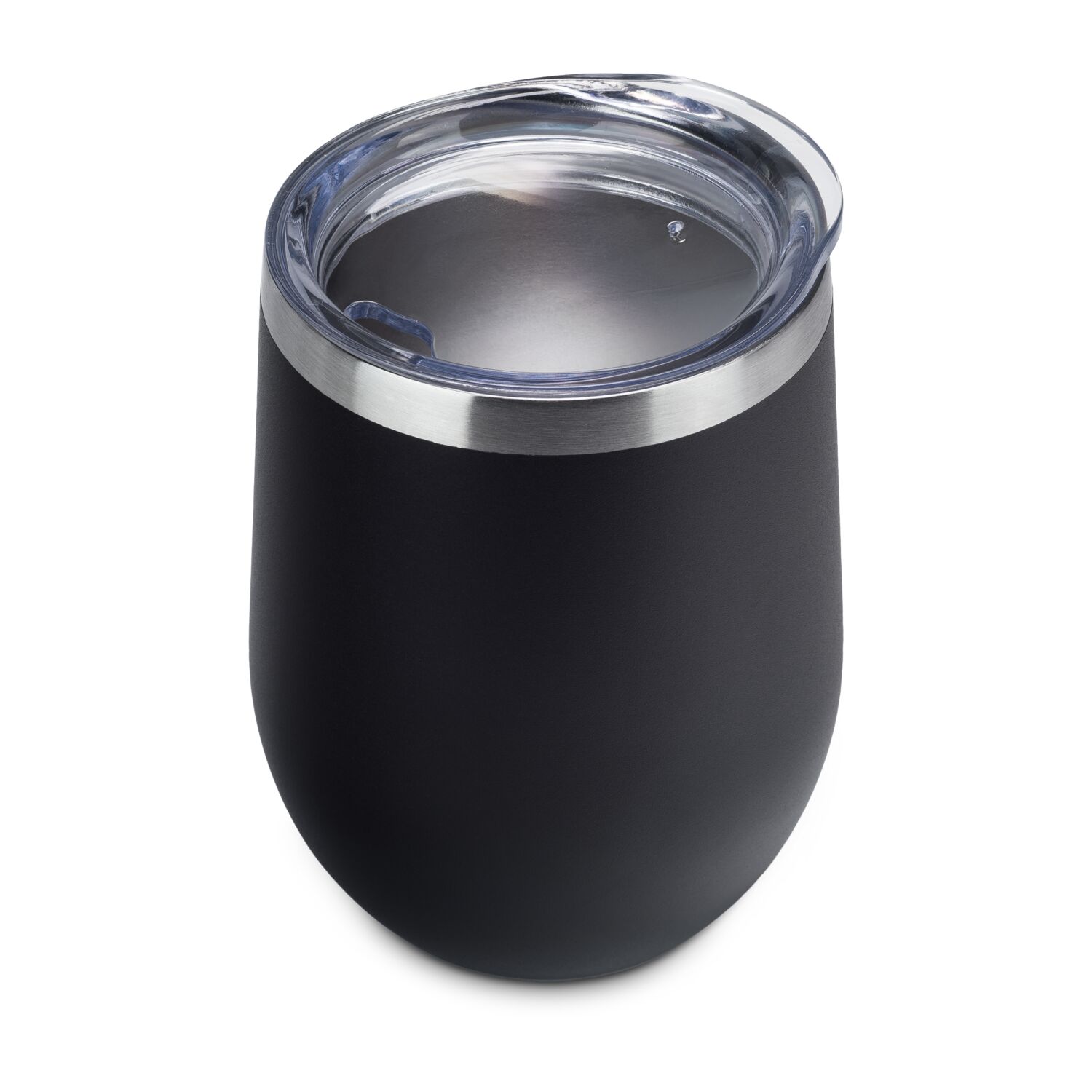 Trinkbecher - doppelwandige Isolierung, ideal für Heiß- und Kaltgetränke, 300 ml (Edelstahl - pulverbeschichtet, Kunststoff, Silikon)