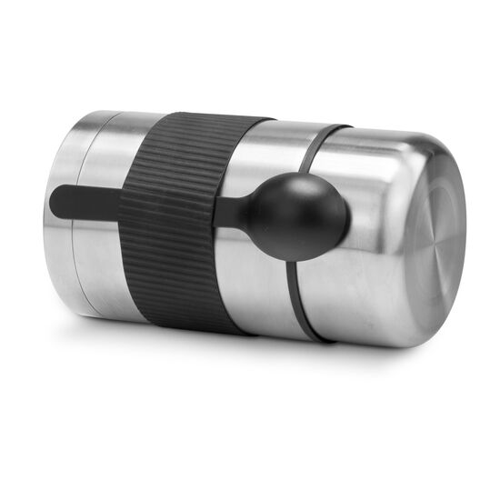 Foodcontainer mit Dichtungsring, Kapazität von 750 ml, inklusive Löffel und Halteriemen (Edelstahl, Kunststoff, Silikon)