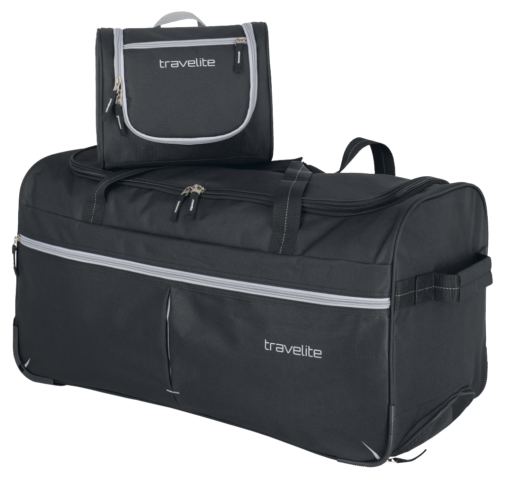 travelite BASICS Trolley RT + Kosmetiktasche