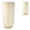 Coollux faltbare Papier-LED-Lampe Aurora Tall auf Holzsockel, 32cm