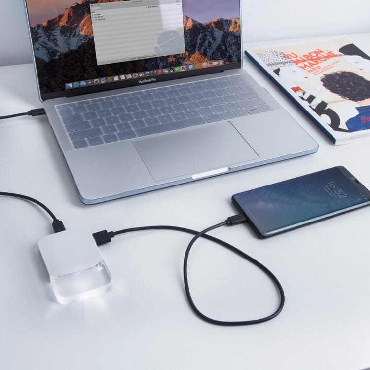 2598 | Xoopar iLo Mini Hub– 4 in 1 Adapter – USB 2.0 Data Transfer - Splitter