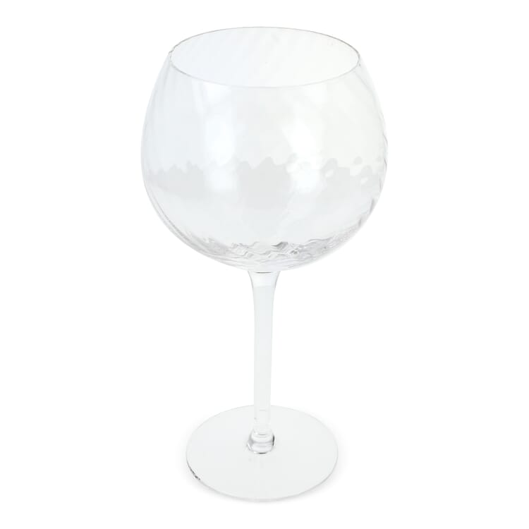 Byon Opacity 4er-Set Weingläser mit stilvollem Glasmuster 470ml