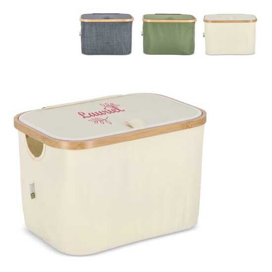 InSideOut faltbarer Korb mit Deckel Sogne 38 x 26 x 25cm rPET
