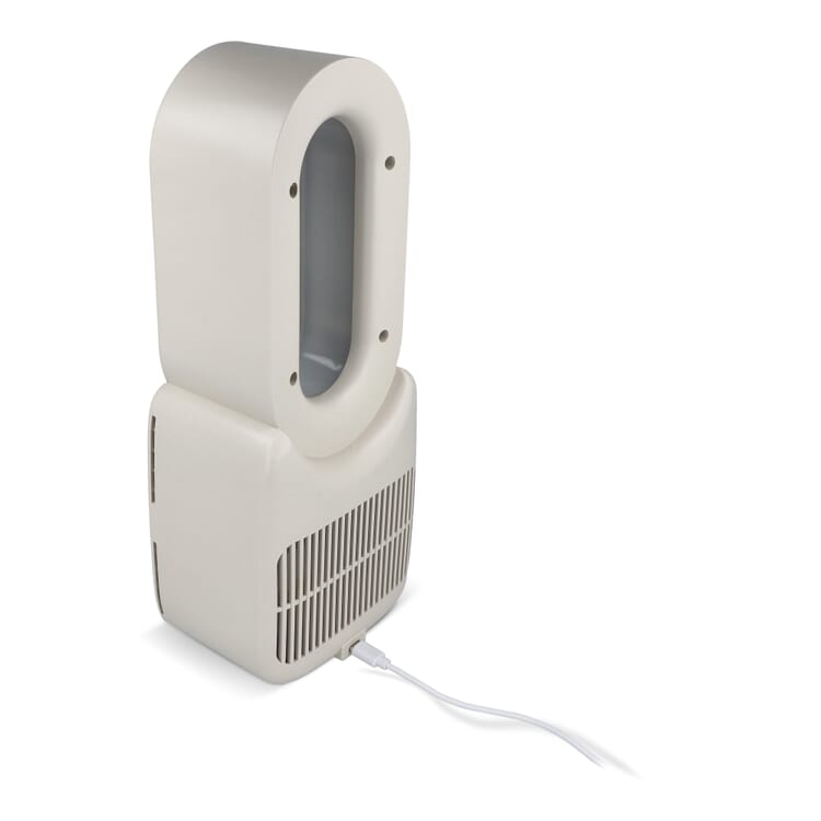 inSideOut Brislux – Rotorloser Softwind-Ventilator mit LED-Licht