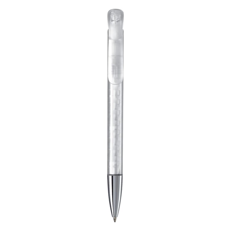 Kugelschreiber Atlas Transparent mit Metallspitze