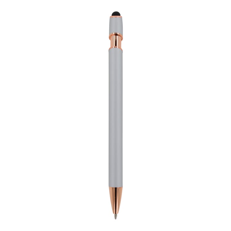 Kugelschreiber Paris Deluxe Metall gummiert