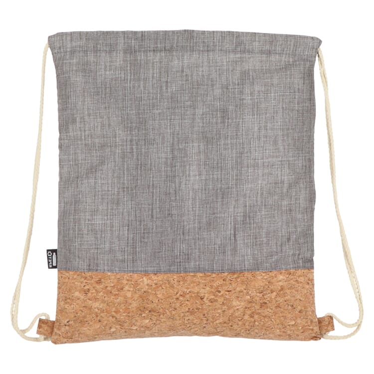 Kordelzugbeutel R-PET & Kork 35 x 40cm