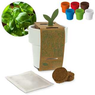 Hot-but-cool Tasse mit Basilikum
