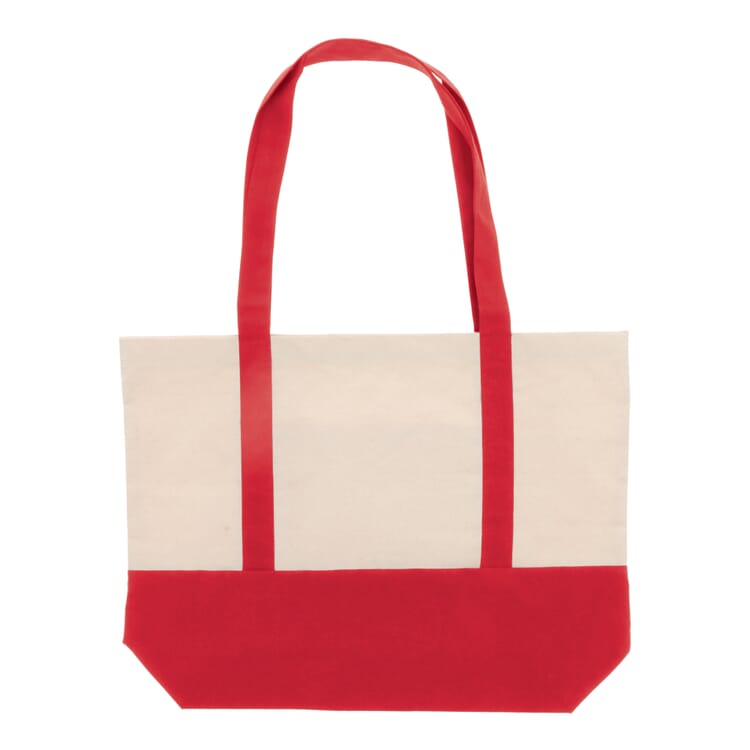 Strandtasche Baumwollsegeltuch OEKO-TEX® 280g/m² 42x10x30cm