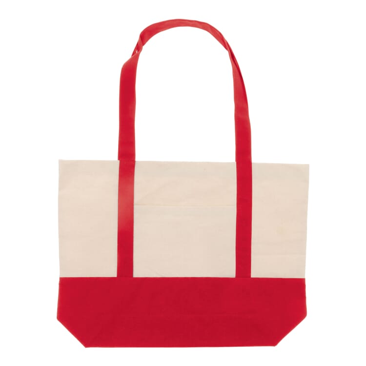 Strandtasche Baumwollsegeltuch OEKO-TEX® 280g/m² 42x10x30cm