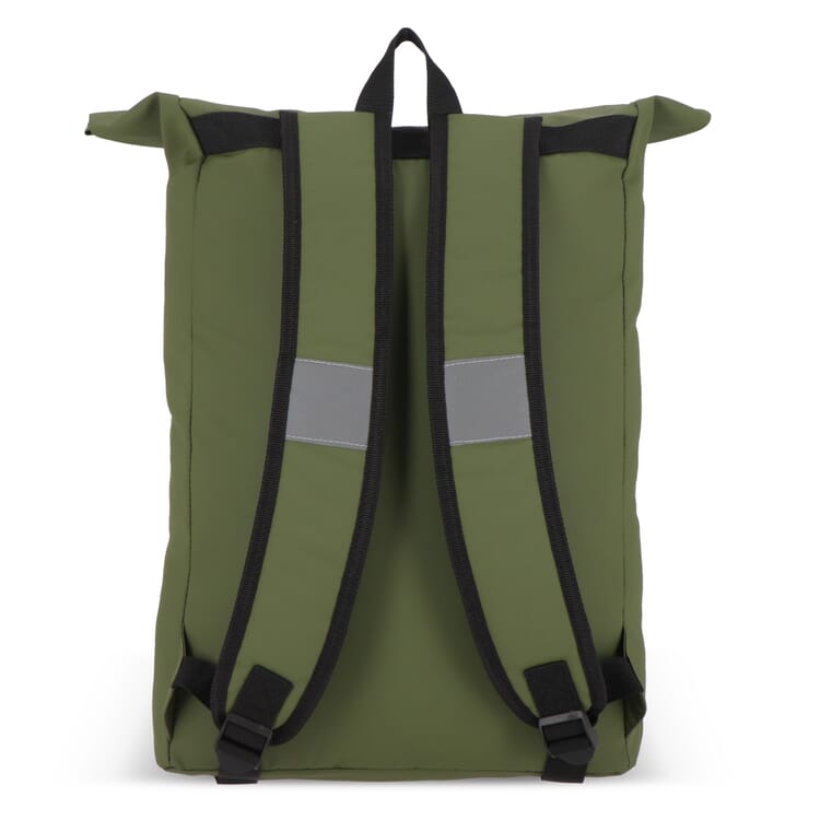 PU-beschichteter R-PET 600D Rolltop-Rucksack 20L