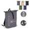 PU-beschichteter R-PET 600D Rolltop-Rucksack 20L
