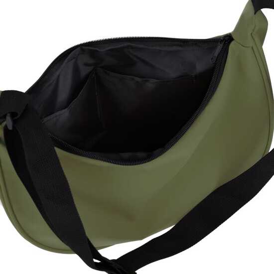 PU-beschichtete R-PET 600D Halbmond-Tragetasche